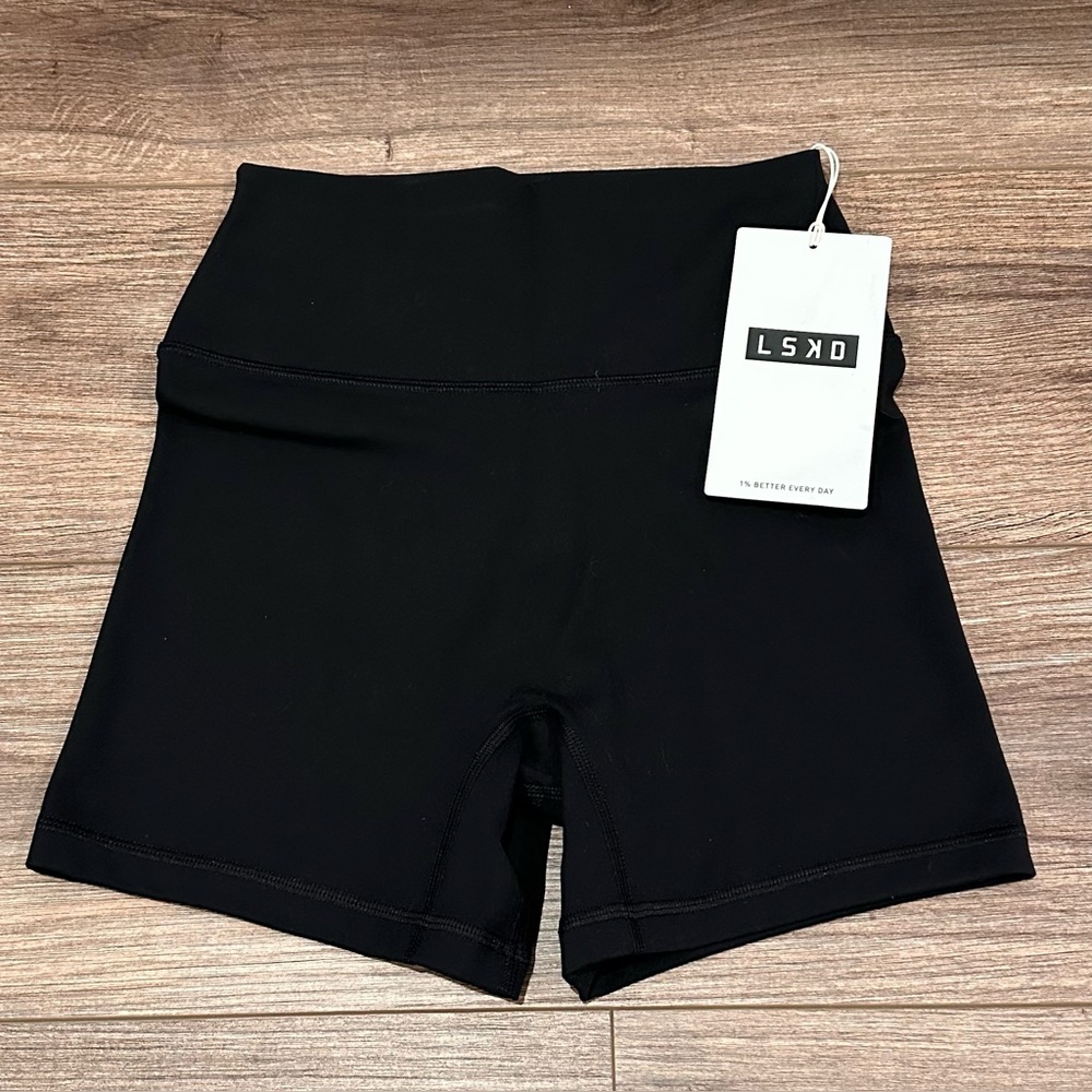 *Brand New* LSKD Fusion Ultra High-Rise 4" Short - Black Size Small